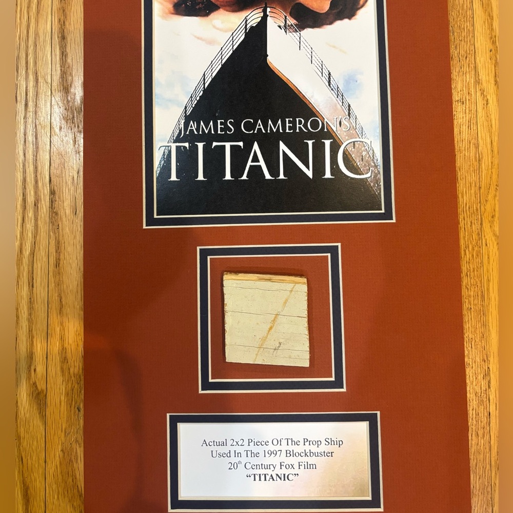 Own a piece of James Cameron’s Titanic Movie Set!